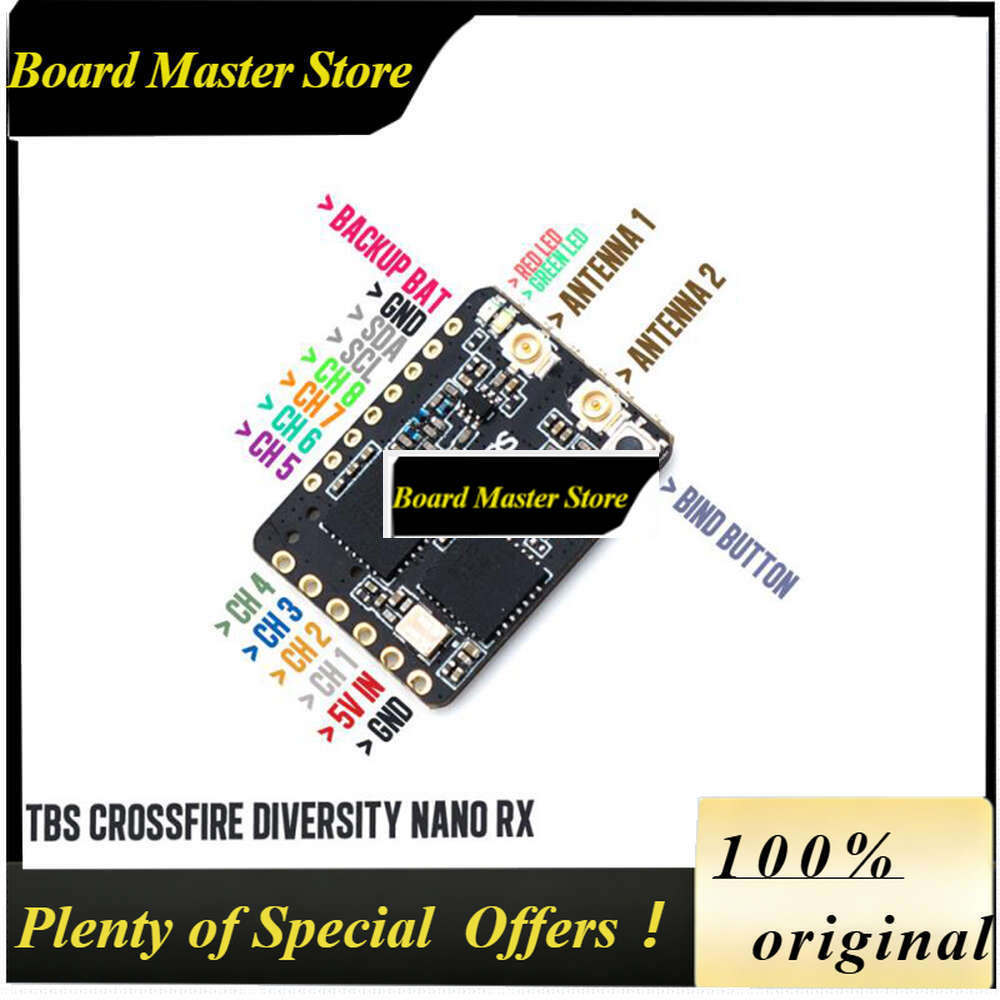 Crossfire Receiver Rx - Receptor BoMaSTBS Crossfire Diversity Nano Rx