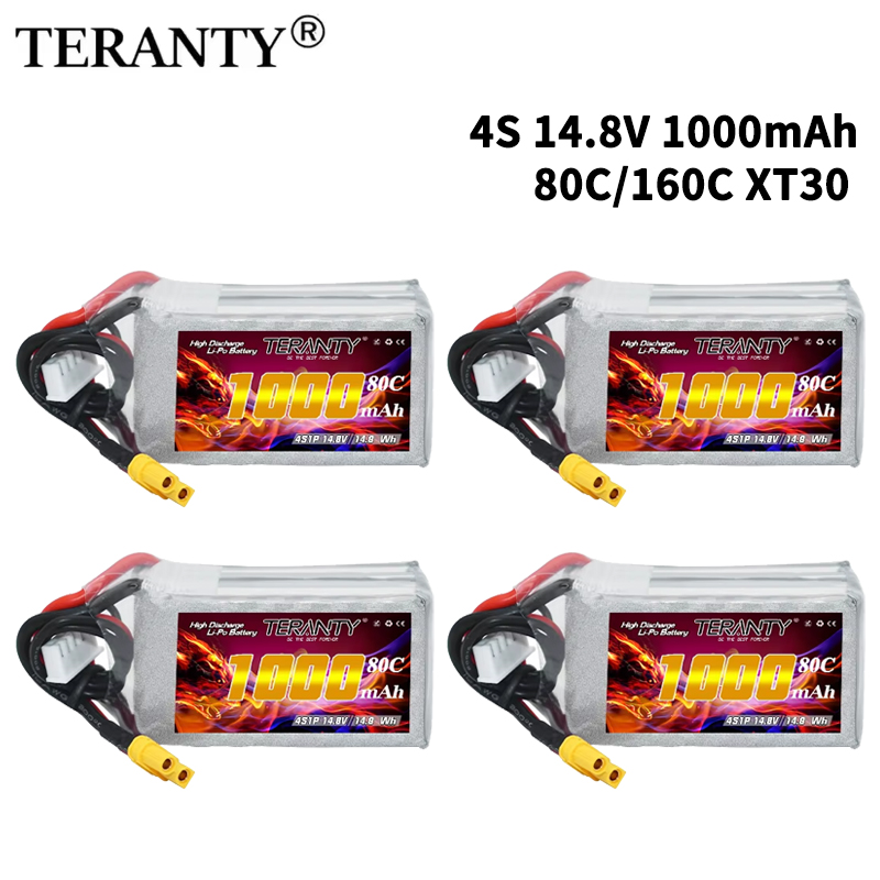 Dron Rc Quadcopter - Batería Lipo TERANTY 4S 1000mAh 14.8V
