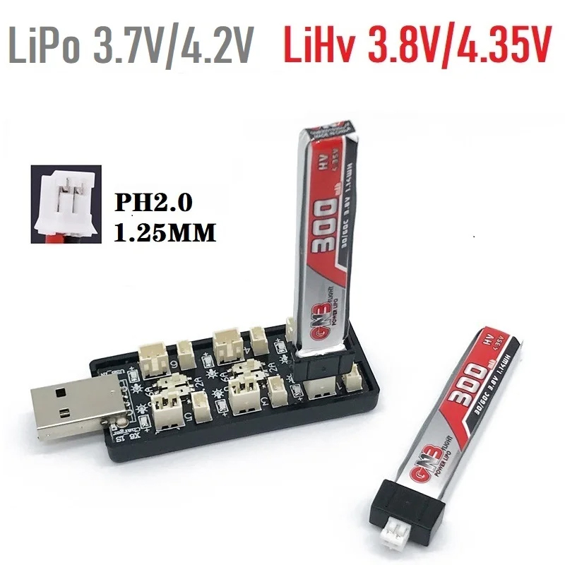 Drone Rc Ufo - 6CH USB 1S LiPo/LiHv 3,7 V/4,2