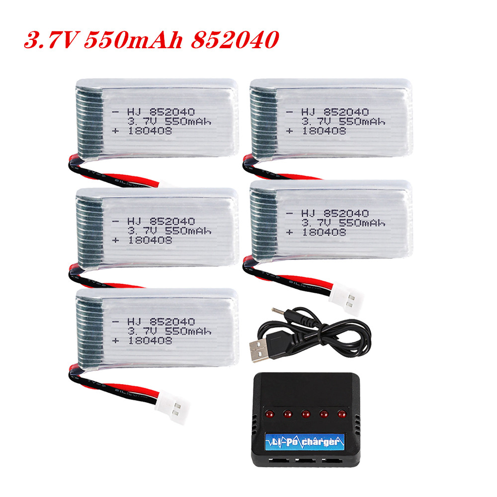 Lipo Battery Charger - Batería Lipo 3.7V 550mAh 25C 852040