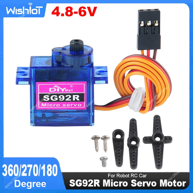 Analog Fpv Transmitter - Micro servomotor SG92R 4,8-6V 360/270/180 grados