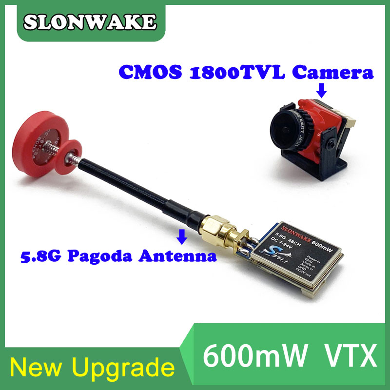 5,8G 48CH 600mW VTX-CAM ajusta - Rc Airplane Drone reseña y precio