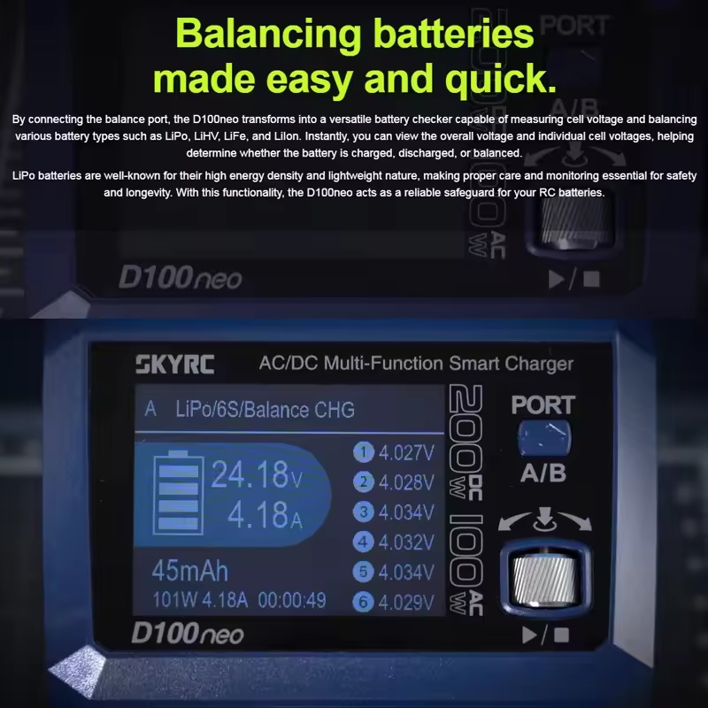 Cargador Inteligente SkyRC D10 - Lipo Battery Charger reseña y precio