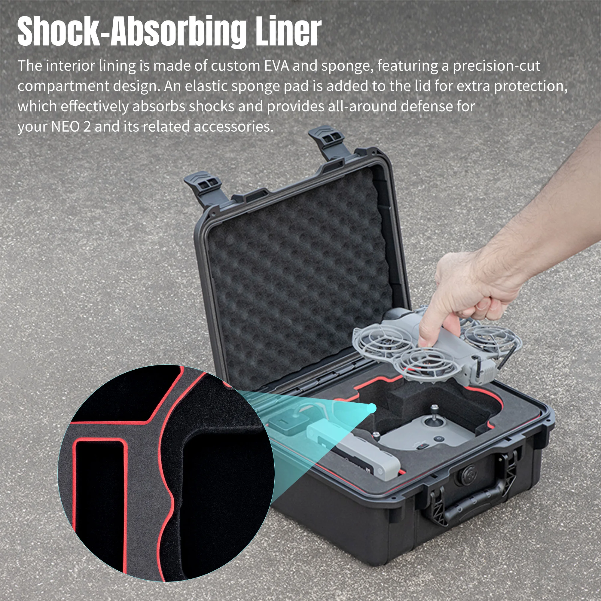 Para DJI Neo 2 estuche de alma - Drone Dji Rc N3 reseña y precio