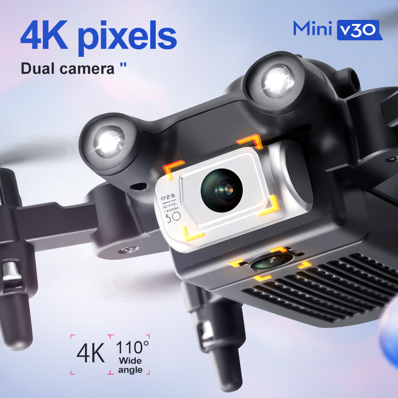 Mini Dron V30 WiFi FPV con cám - Drone Pro Rc Ufo reseña y precio