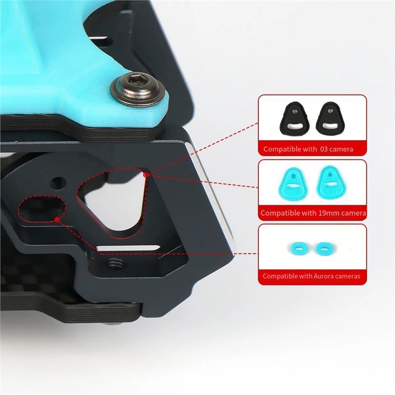 Kit de Marco X de Fibra de Car - Dron Rc Quadcopter reseña y precio