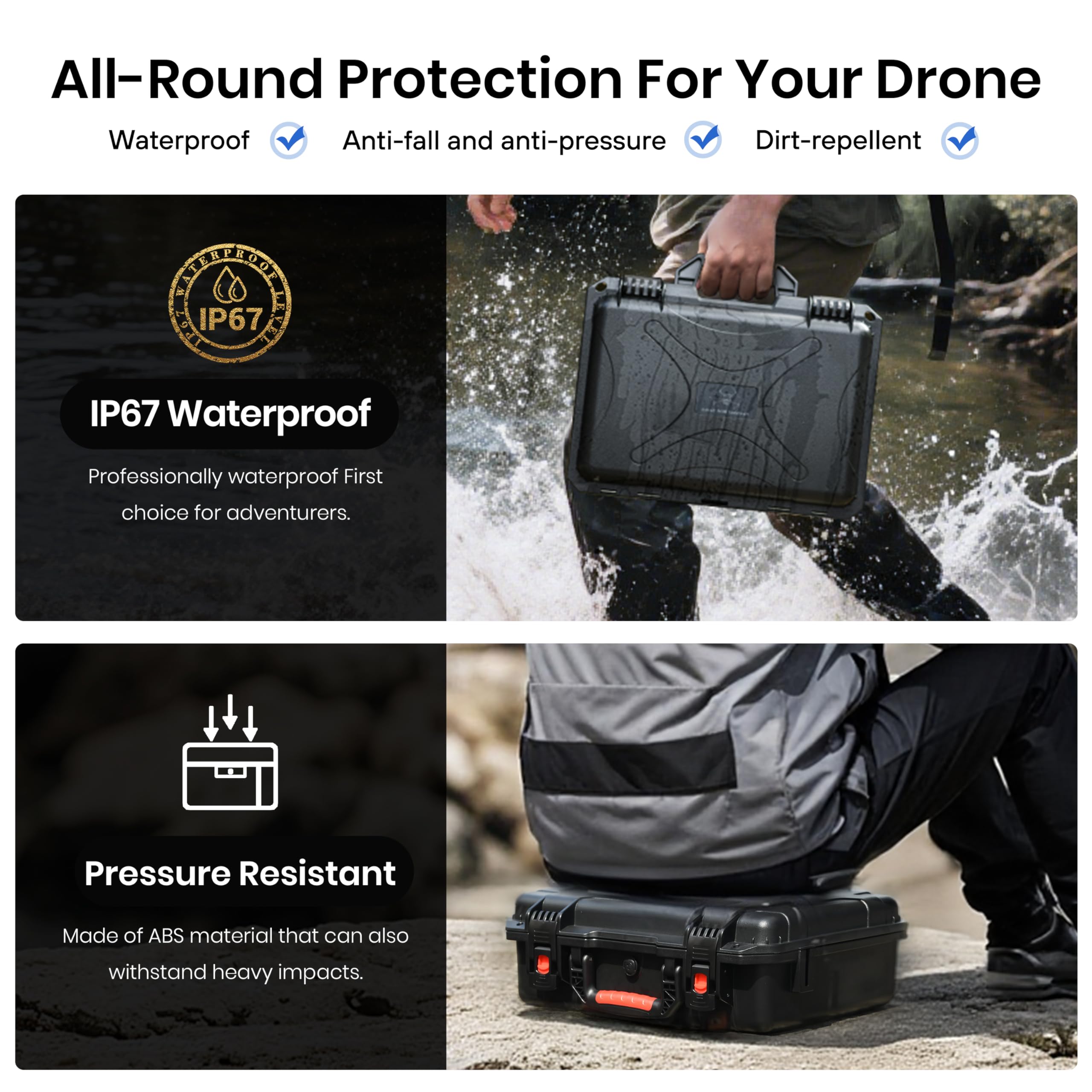 Estuche Rígido Impermeable STA - Drone Dji Rc N3 reseña y precio
