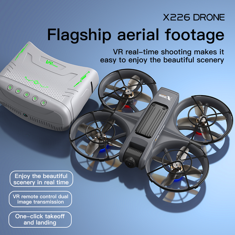 Dron Cuatricóptero Plegable Le - Drone Rc X226 reseña y precio
