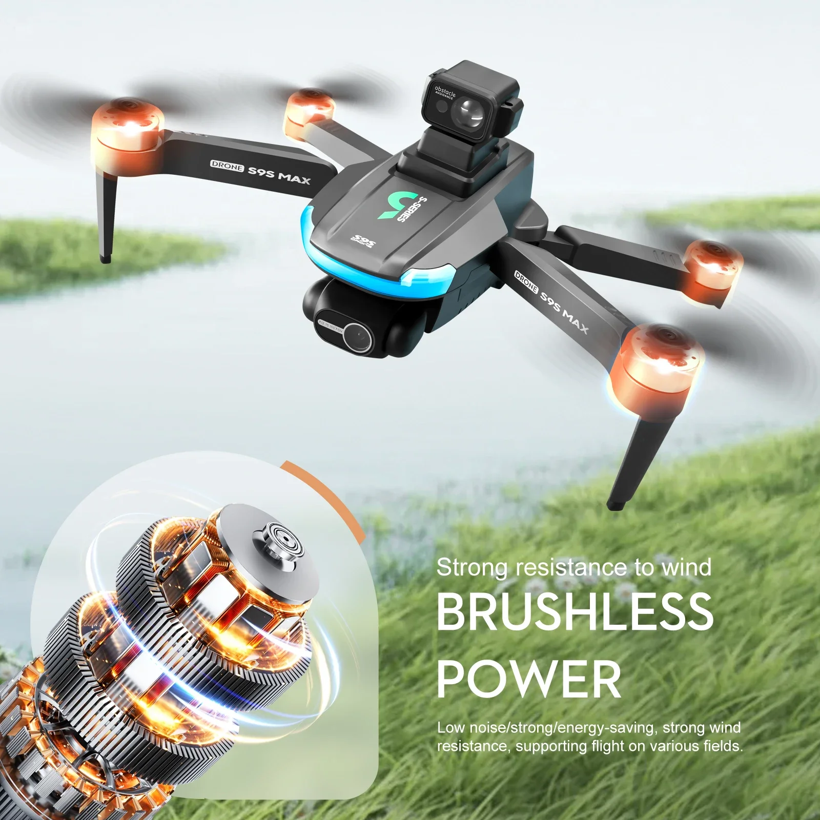 Nuevo S9S MAX MINI Drone 4K 2  - Drone Rc Cable reseña y precio