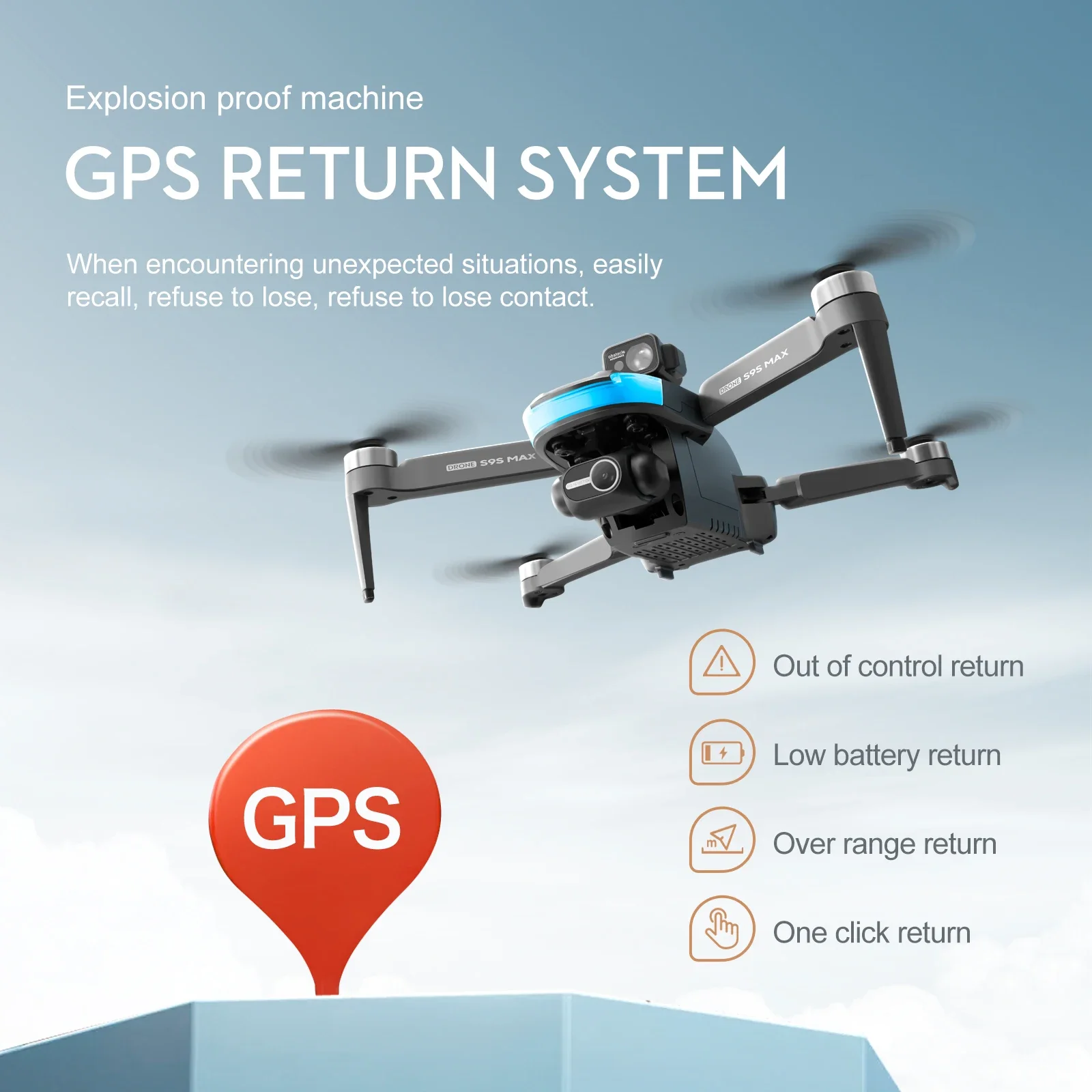 Nuevo S9S MAX MINI Drone 4K 2  - Drone Rc Cable reseña y precio