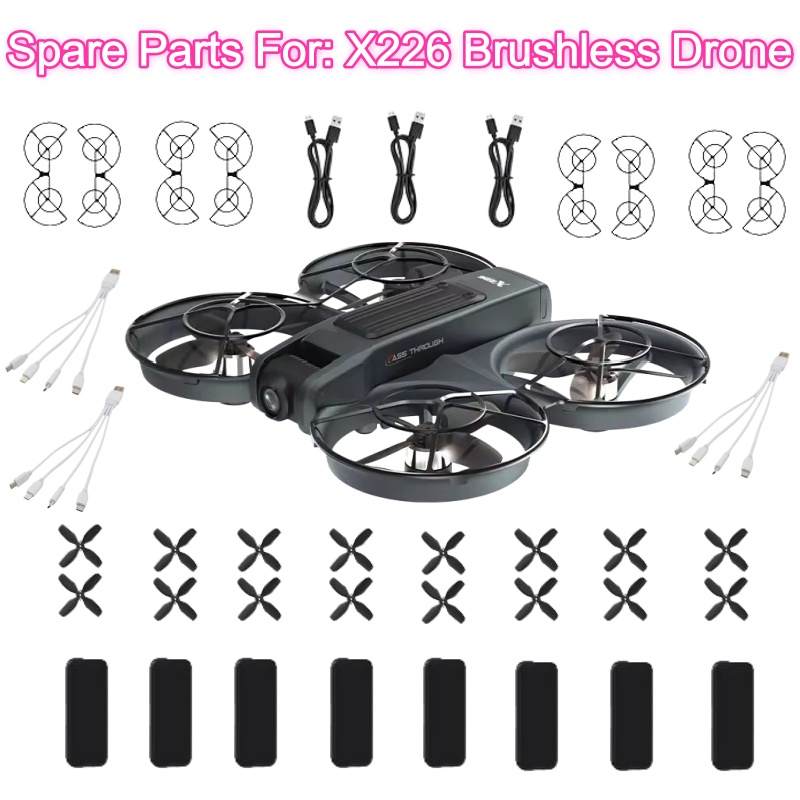 Dron RC X226 sin Escobillas, C - Drone Rc X226 reseña y precio