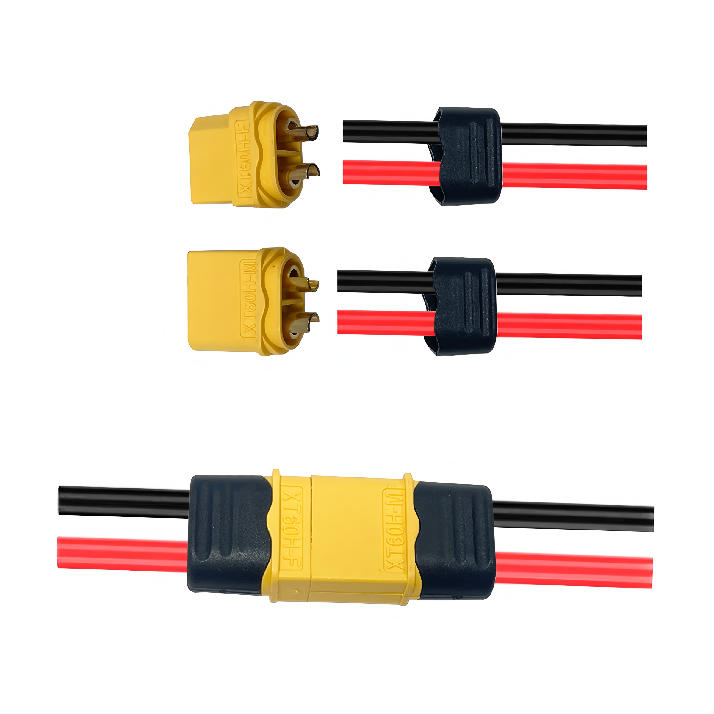 Conector XT60H y Carcasa (10/2 - Rc Airplane Drone reseña y precio