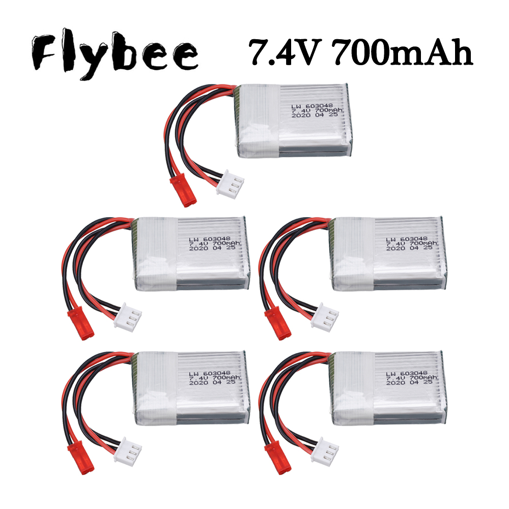 Batería Lipo de 7,4 V, 700mAh, - Dron Rc Quadcopter reseña y precio