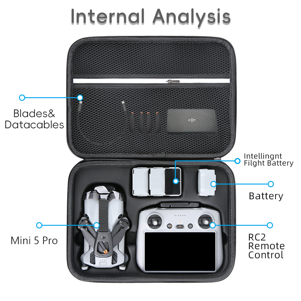 Estuche para Mini 5 Pro, bolsa - Drone Dji Rc N3 reseña y precio