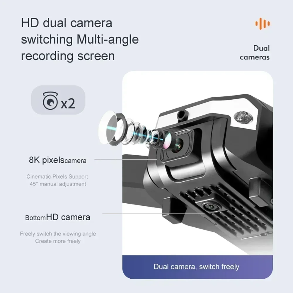Dron G6 Pro con Cámara Dual 8K - Drone Rc Cable reseña y precio