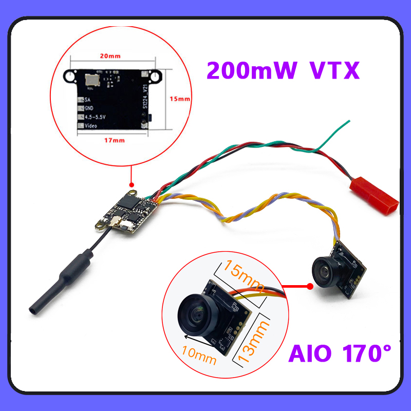 SLONWAKE 5,8G 1200TVL cámara F - Rc Airplane Drone reseña y precio