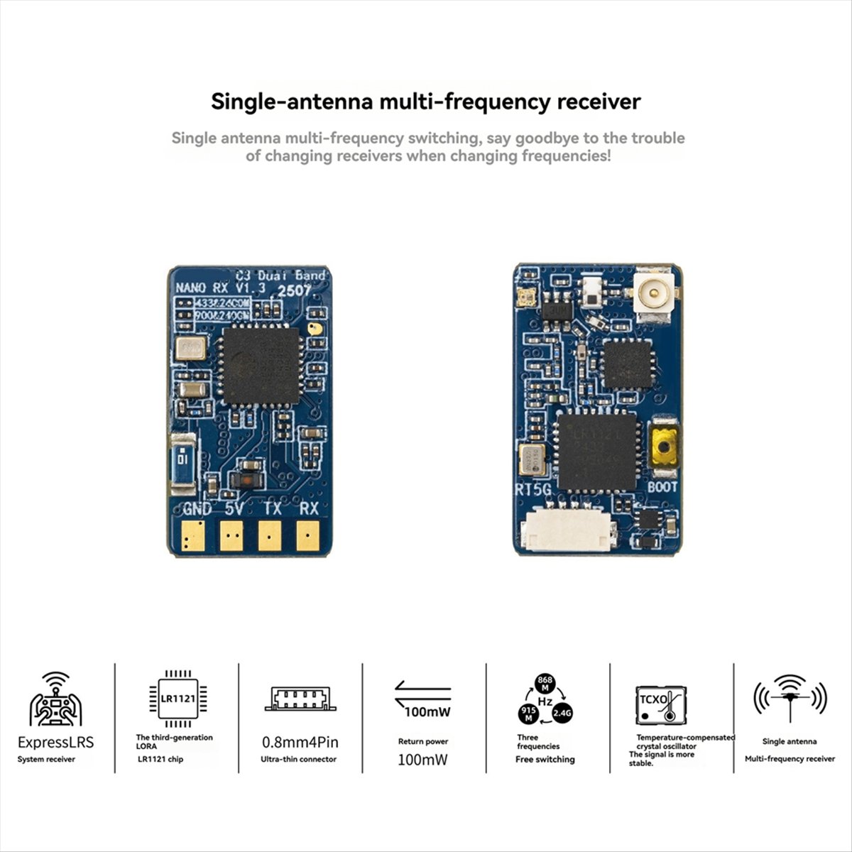 Nuevo Receptor Nano ELRS de Do - Drone Rc Frequency reseña y precio