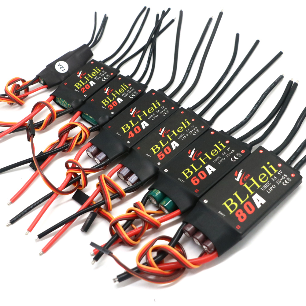 BLHeli sin escobillas ESC 80A  - Rc Airplane Drone reseña y precio
