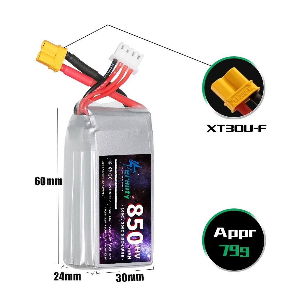 1/2/3 Uds TERANTY 3S 11,4 V ba - Dron Rc Quadcopter reseña y precio